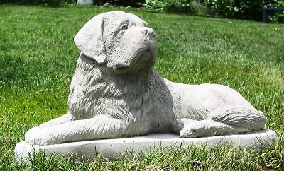 st bernard dog statue