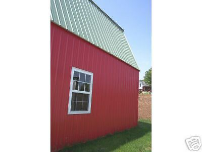 Insulated Galvanized Steel Gambrel Building Kit Cabin Can 