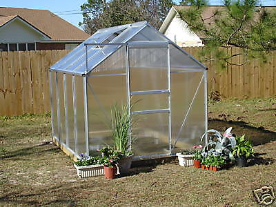 6' x 8' GREEN HOUSE GREENHOUSE Polycarbonate ...