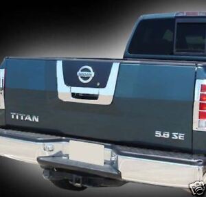 Nissan titan chrome tailgate handle cover #8