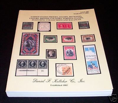 Daniel F. Kelleher STAMP AUCTION CATALOG March 2001  