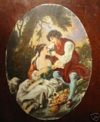 antique miniature masterpiece by F Boucher  