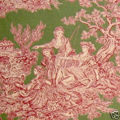 yards Stroheim Aesop Toile Drapery Upholstery Fabric  