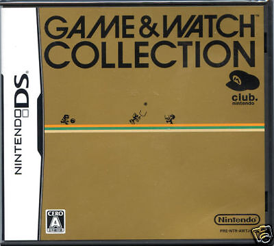 Club Nintendo Gift Game & Watch Collection 1 nds ds dsi