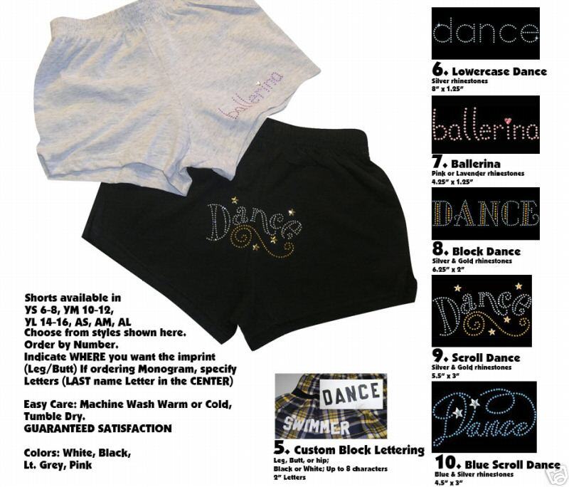 Soffe Shorts For Dancers/Cheerleaders make Great Gifts  