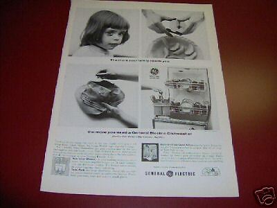 1952 GE General Electric Kitchen Oven Stove Ad  