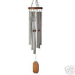 Woodstock AMAZING GRACE Wind Chimes Large 40 Silver  