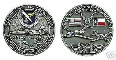 LAUGHLIN TEXAS AFB AIR FORCE 47TH WING CHALLENGE COIN  