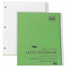 Tops Lefty Kraft Legal Ruled Notebook 11x9,80 Sheet9  
