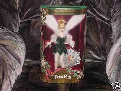 Disneys Holiday Sparkle Tinkerbell Doll MIB Mattel  