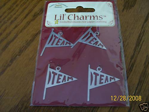 LIL CHARMS EMBELLISHMENTS   TEAM CHARM  