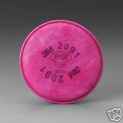 3M 2091 P100 FILTER FOR RESPIRATOR 6200 7502 6800 1 PR  