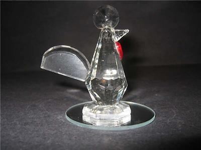 Crystal Rooster Bird Figurine Statue Feng Shui Protects  