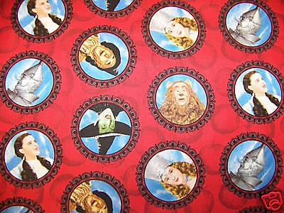 Wizard of Oz Fabric Follow the Yellow Brick Road Circle  