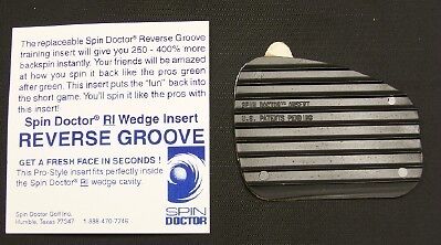 Spin Doctor RI Golf Wedge Reverse Groove Inserts 4 RH  