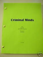 Criminal Minds Pilot Script  