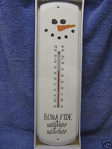 Weather Watcher Advertising Thermometer RUSTIC DECOR  