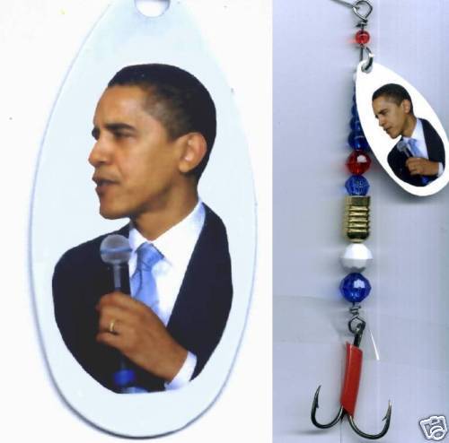 Fishing Lure PRESIDENT BARACK OBAMA Bass Musky Bait  