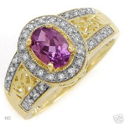 Fabulous Amethyst & Diamond Ring for a Mary Kay Star  