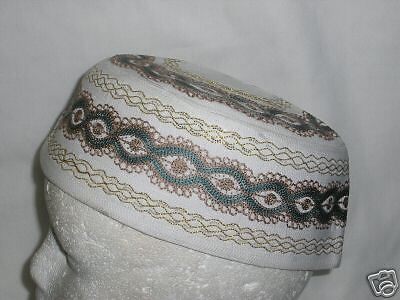 Islamic Praying Hat Muslim Topi Kufi Sufi # T60  