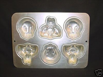 Wilton SYLVESTER TWEETY cake pan CAT BIRD Candy Mold  