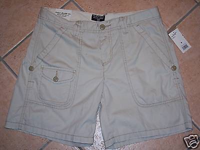 POLO RALPH LAUREN HAMPTON CHINO KHAKI ROLL UP SHORTS 6  