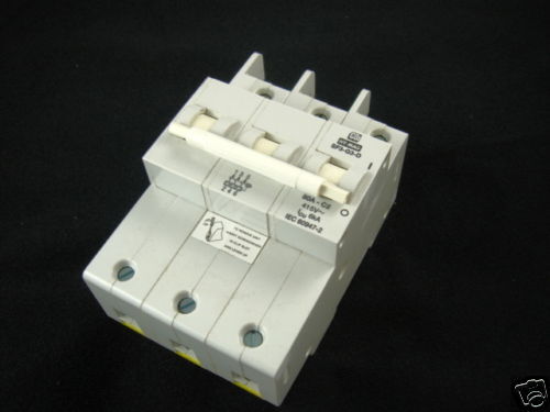 CBI Circuit breaker 3 pole, 80 amp, D curve, DIN  