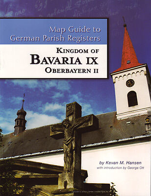 Bavaria Oberbayern 2 Map Gde to German Parish Registers  