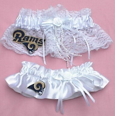 Wedding Garters Garter Set   St. Louis Rams Theme Saint  