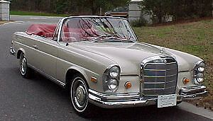 mercedes W111 61   71 Convertible top 250SE 280SE 300SE  