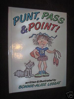 Punt, Pass & Point HB bonnie Alise Leggat Signed  