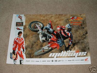 Davi Millsaps #118 Honda Poster 2006 CRF 250R 450R  