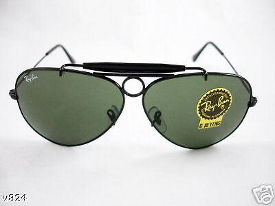 RAY BAN RB 3138 SHOOTER Aviator Black RB3138 002 58MM  