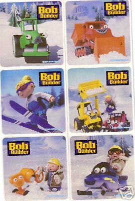 BOB THE BUILDER SNOWED UNDER 18 LARGE stickers rewards  