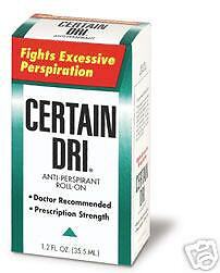 Certain Dri Anti Perspirant Roll On  1.2 Oz, 1 Pack  