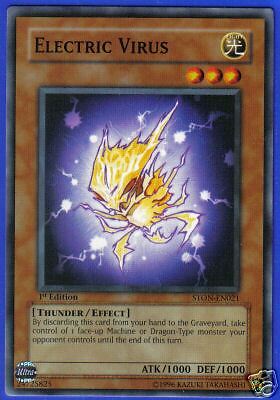 Yugioh ELECTRIC VIRUS {STON EN021} 1st Edition [MINT]  