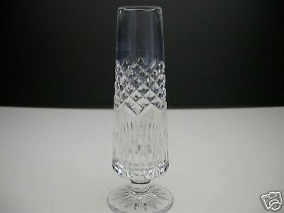 Tyrone Cut Glass Bud Vase Ftd Cross Hatch &Vert Cuts TM  