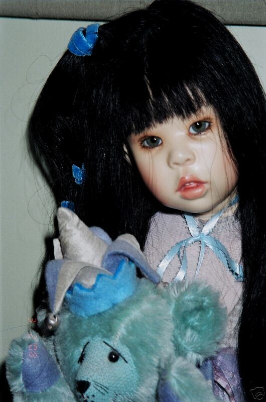 SUSAN KREY WAX OVER PORCELAIN ASIAN DOLL *MEEKA* RET $2700  