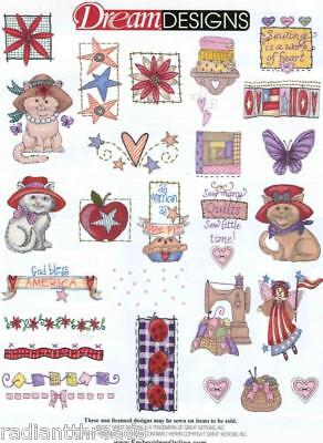 QUILT SAMPLER Embroidery Machine Designs CD  