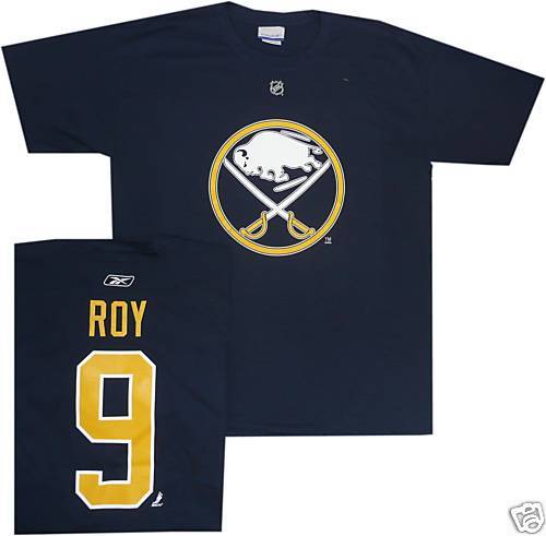 Derek Roy Buffalo Sabres T Shirt jersey XXL ALT LOGO  