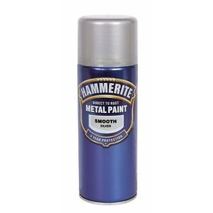 HAMMERITE SMOOTHRITE SILVER 400ML AEROSOL METAL PAINT | eBay