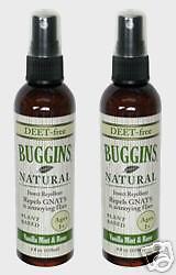 Buggins Natural Vanilla Mint & Rose (2x4 fl oz) 790493224013  