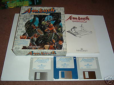 PC computer game AMBUSH AT SORINOR MINDCRAFT CIB 3.5  