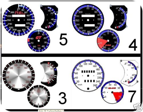 VW Polo 2F Polo 86c Tachoscheiben auch G40  