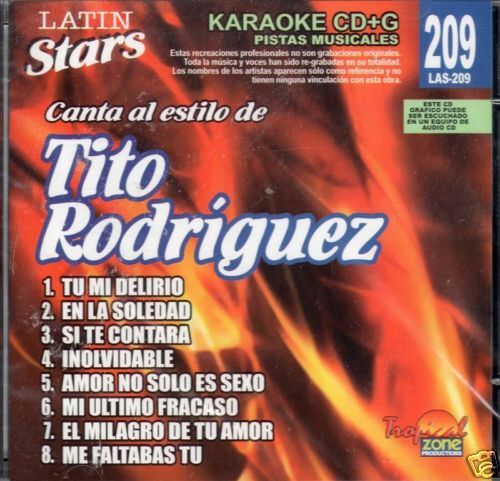 KARAOKE/TITO RODRIGUEZ CD+G  