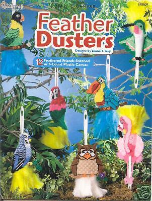 FEATHER DUSTERS ~ Plastic Canvas Book ~NEW~  