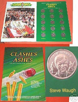 CRICKET CLASHES FOR ASHES 1990/91 MEDAL COLLECTION  