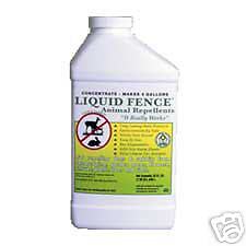 Liquid Fence Concentrate COVERS 8,000 SQ FT  