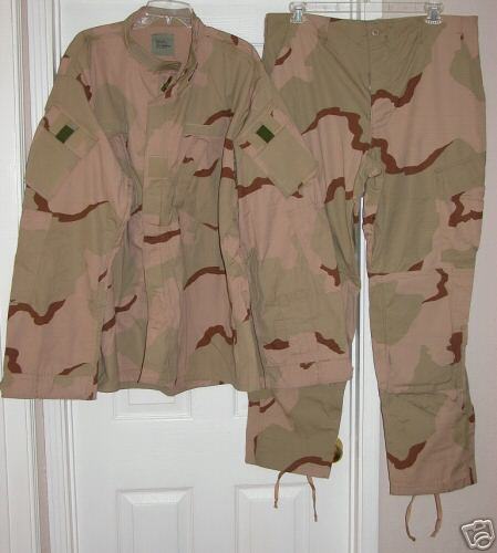 RARE CCU DCU CAMO ERROR TAG PROTOTYPE UNIFORM SIZE XL  