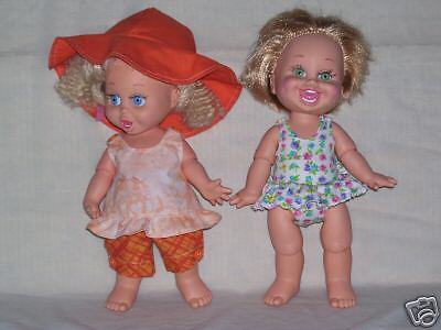 Galoob Baby Face Doll Pattern Top Knickers Hat Swimsuit  